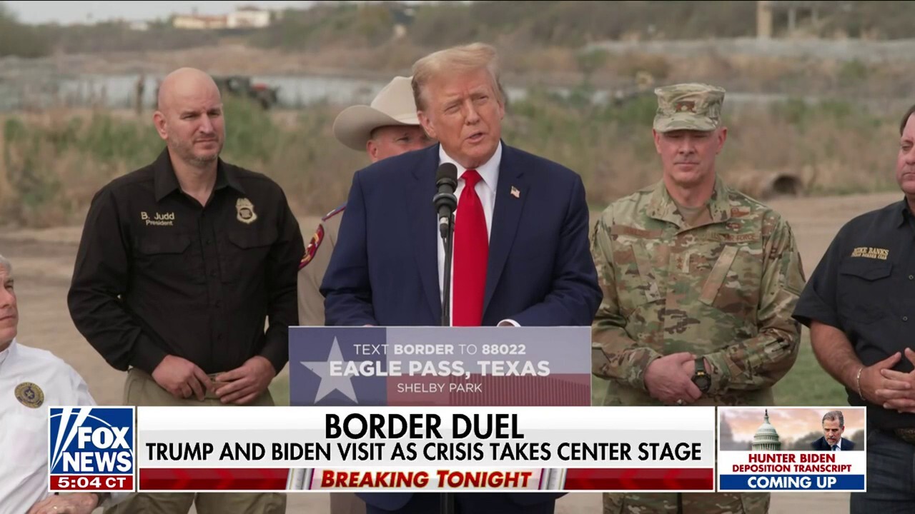 Trump visits Eagle Pass, Texas as illegal immigration rocks voter concerns