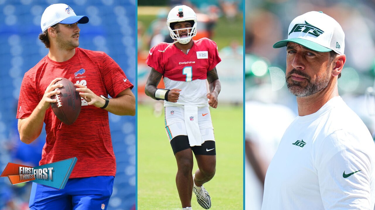 Aaron Rodgers, Josh Allen, Tua highlight Nick's Top 5 QBs under most pressure l First Things First