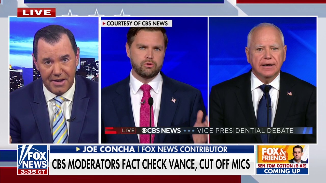 CBS moderators slammed for fact-checking JD Vance, cutting off mics: 'Journalistic maleficence'