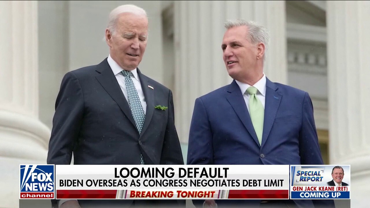 Biden heads overseas as Congress negotiates debt bill