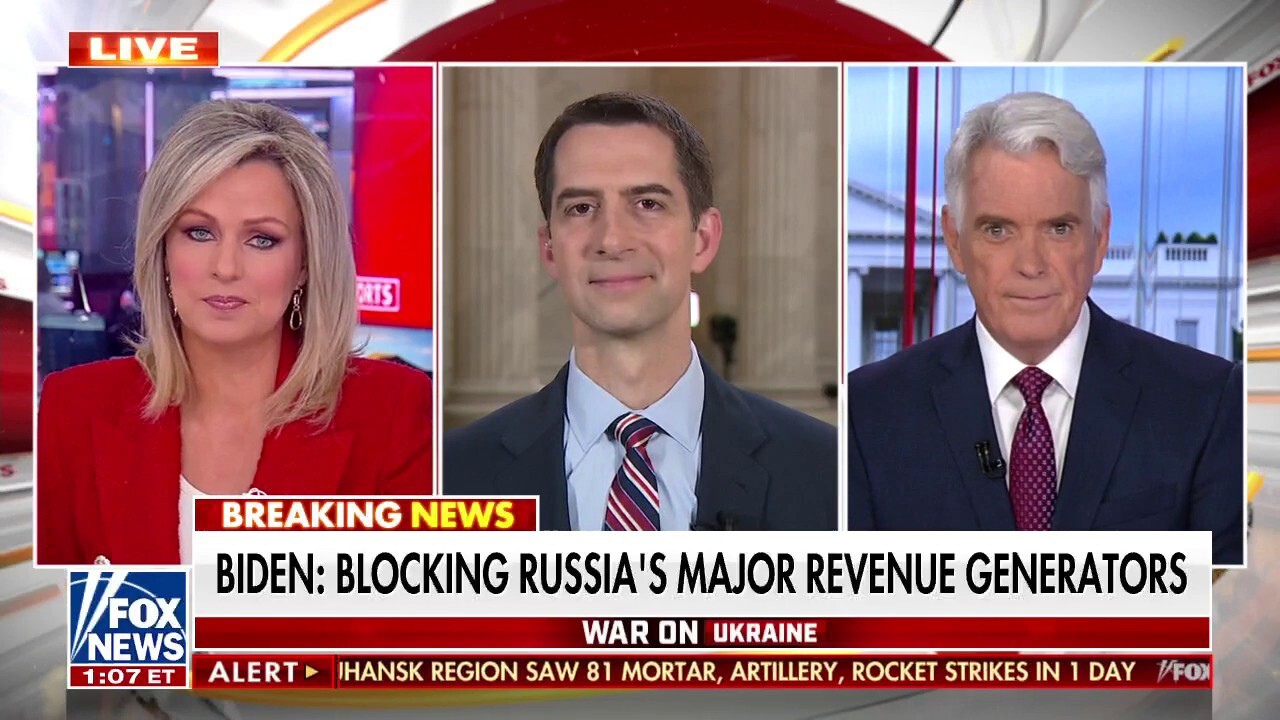 Cotton: We’ve been urging Biden to impose Russia sanctions for weeks