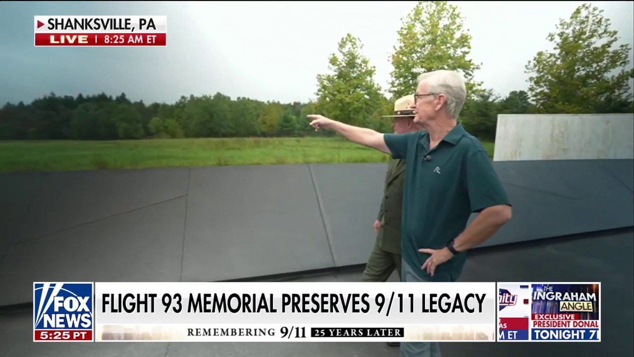 Flight 93 National Memorial superintendent Stephen Clark joins Steve Doocy from Shanksville, Pennsylvania, to discuss the actions of the 40 passengers and crew members during the September 11 attacks.