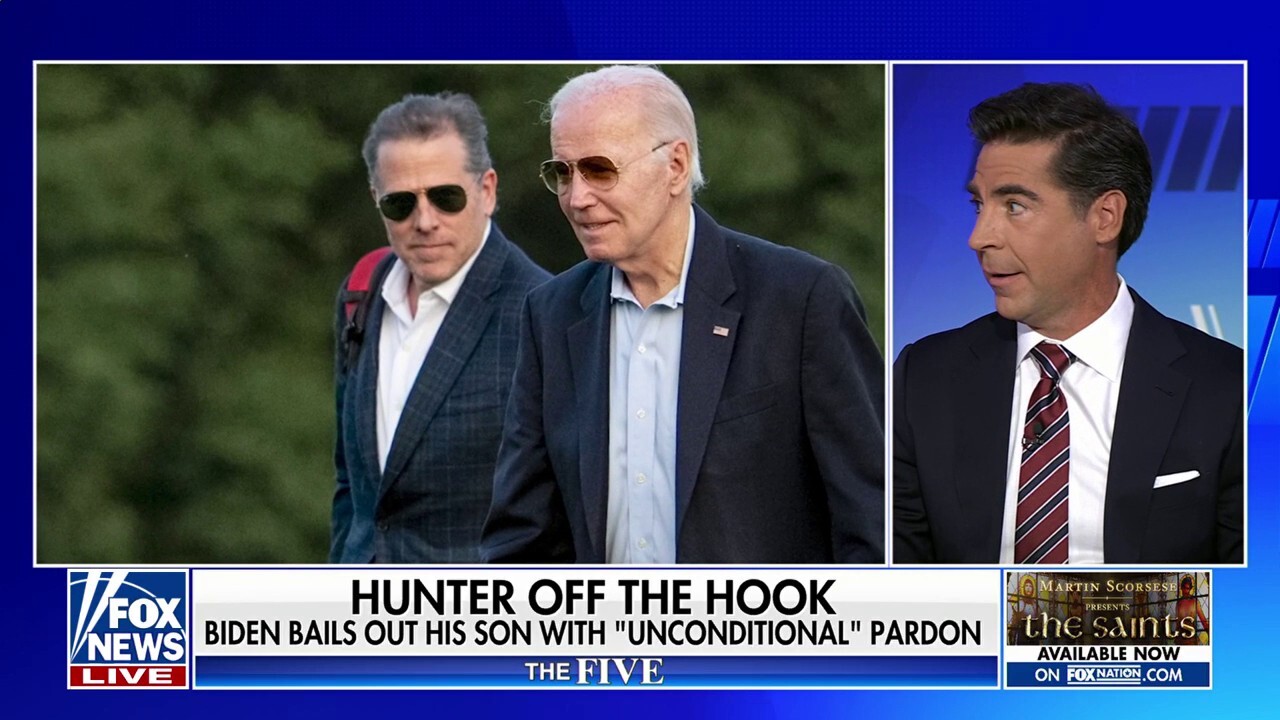 Hunter Biden pardon proves the whole term was a 'cover-up,' Jesse Watters argues