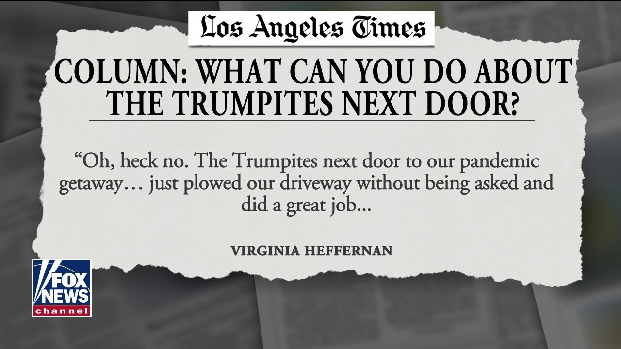 Los Angeles Times columnist conflicted by ‘Trumpite’ neighbors plowing her driveway