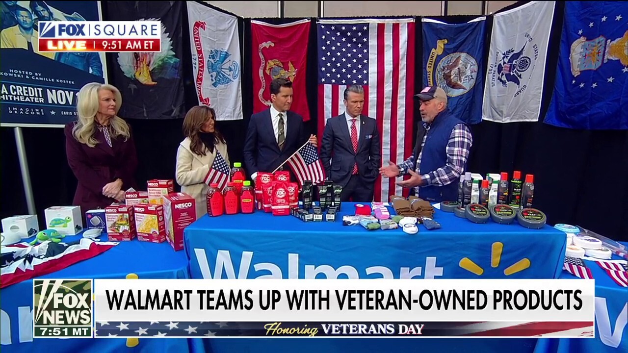 Walmart teams up with veteran-owned products in celebration of America’s heroes