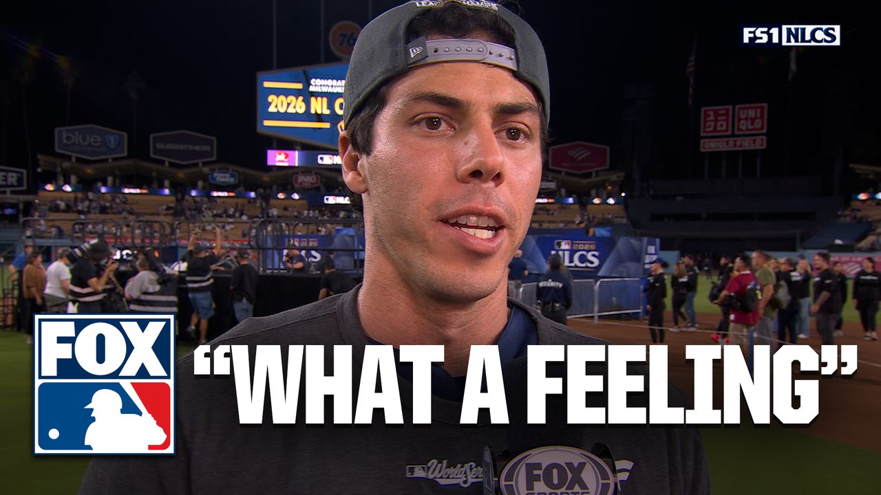 Christian Yelich Reacts to Brewers ELIMINATING Dodgers and Advancing to the World Series