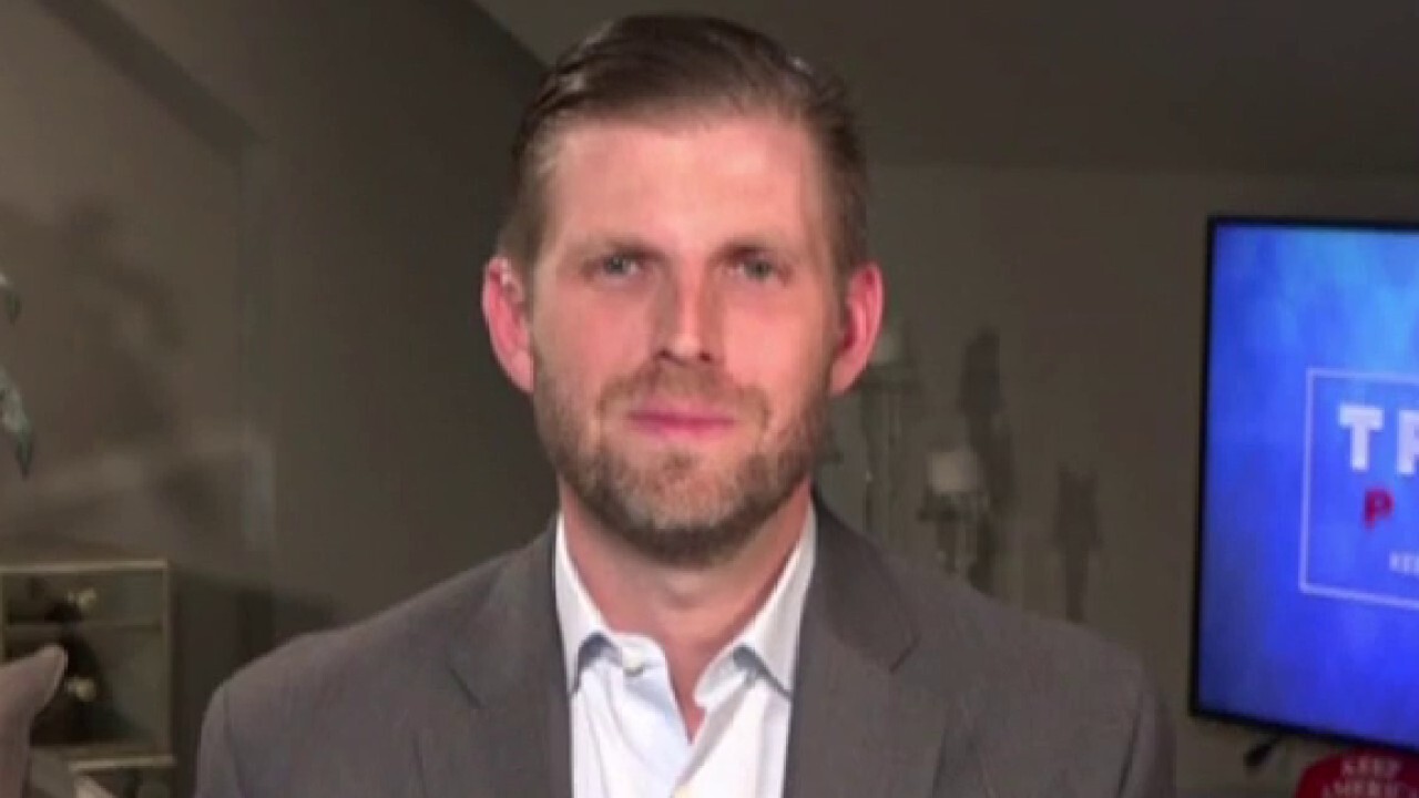 Eric Trump reacts to Biden teaming up with Obama to bash the president
