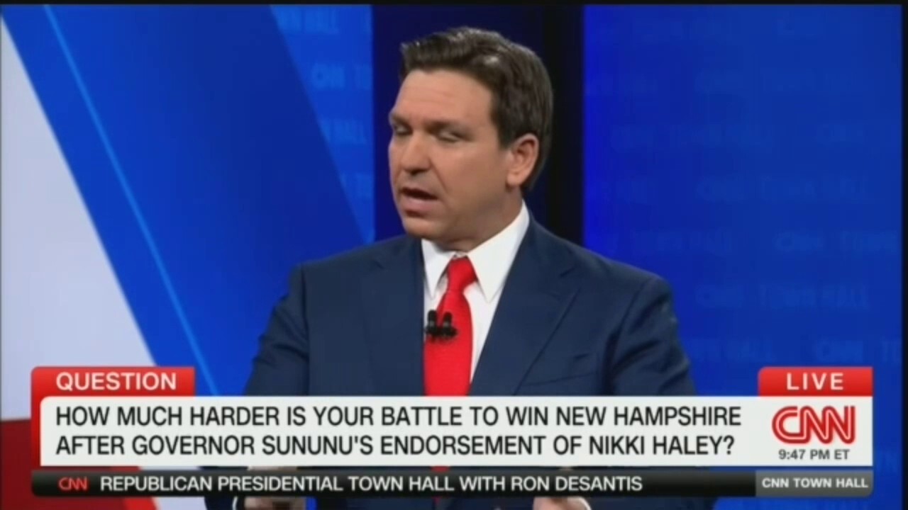 CNN DeSantis DeSantis says Sununu’s New Hampshire endorsement of Haley won’t be enough to get her across finish line