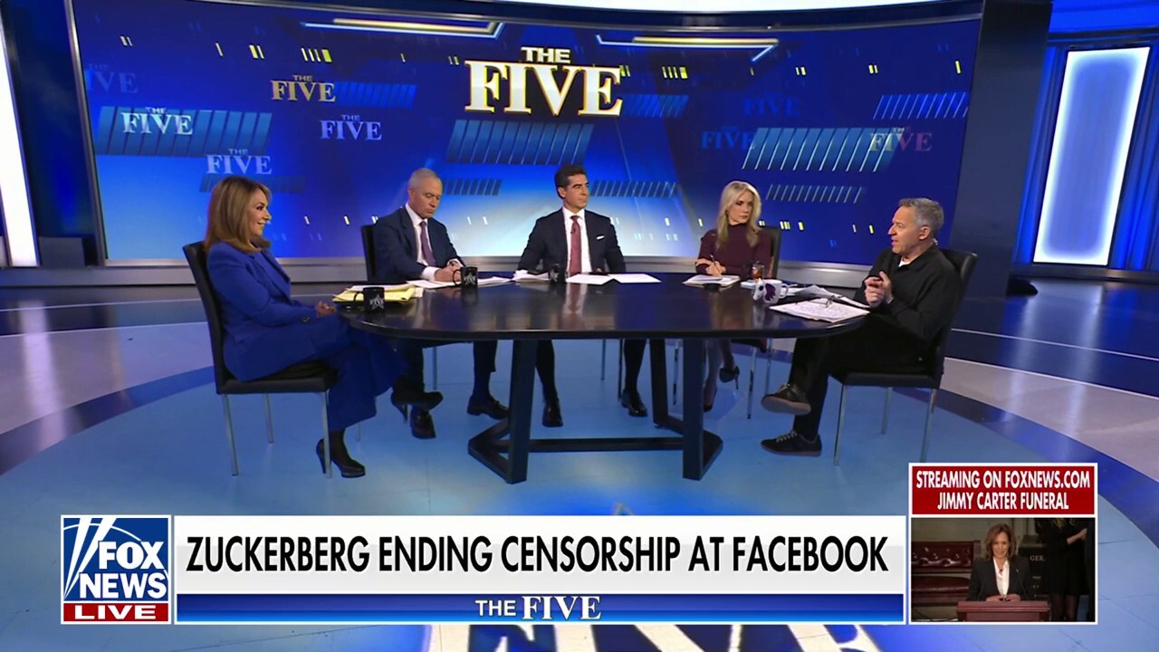  ‘The Five’ co-hosts discuss Mark Zuckerberg ending Meta's fact-checking features, saying they had ‘gone too far.’