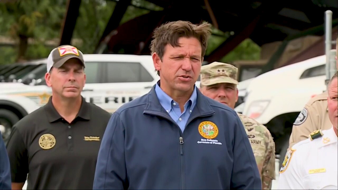 DeSantis says people should put Hurricane Milton 'in perspective' when asked about climate change