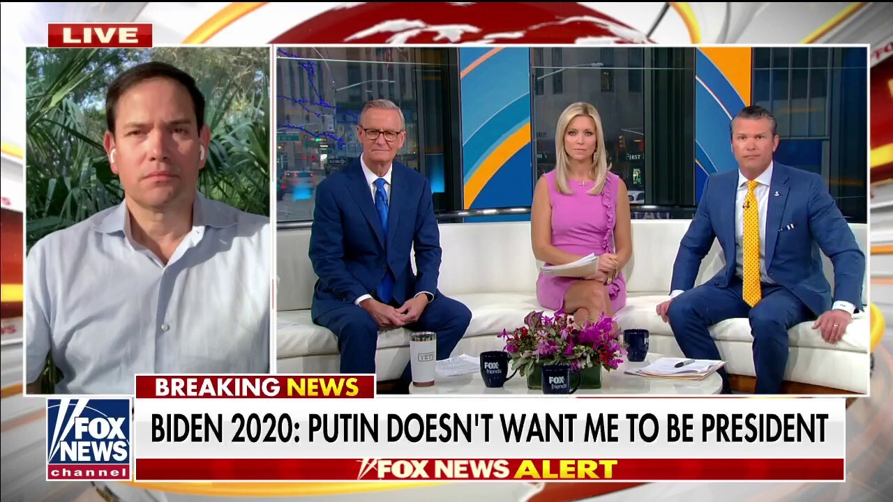 Sen. Rubio: 'Putin knows how to deal with someone like Joe Biden'