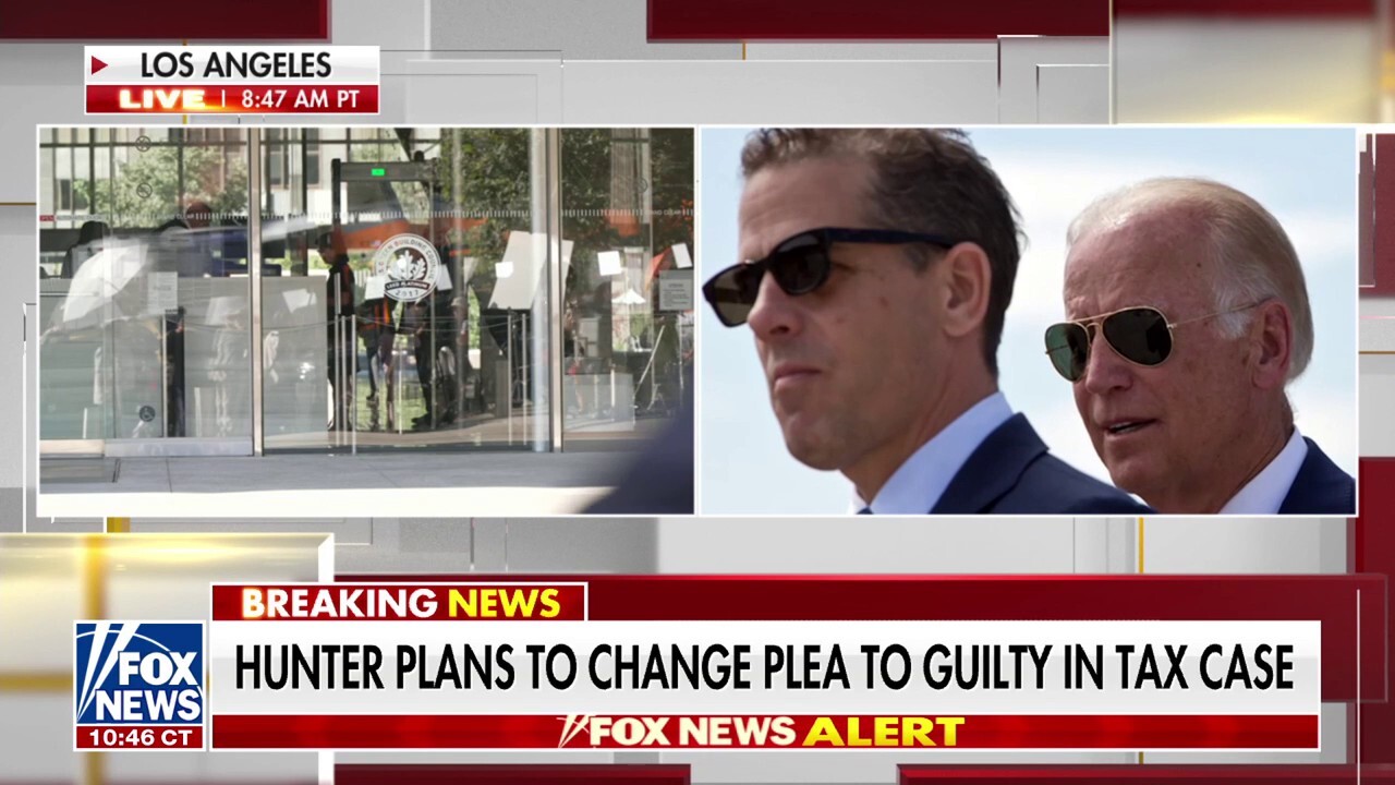 Hunter Biden changes plea to guilty in tax case