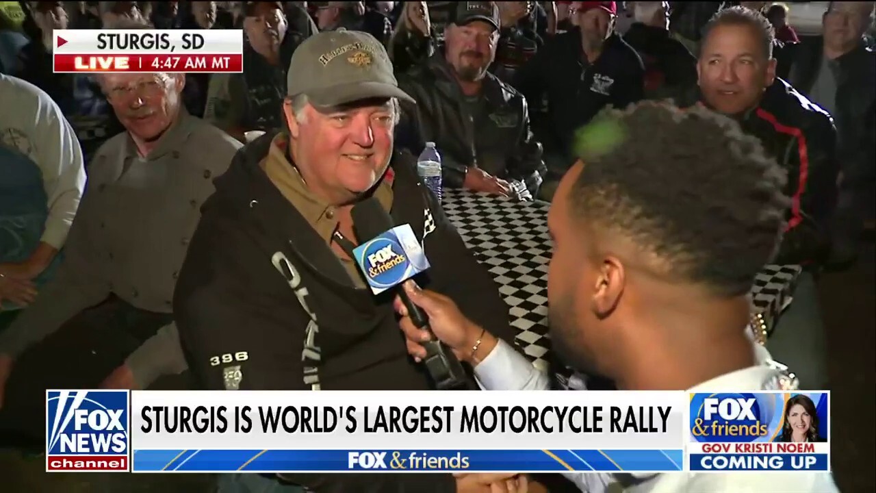 Lawrence Jones visits Sturgis for massive motorcycle rally