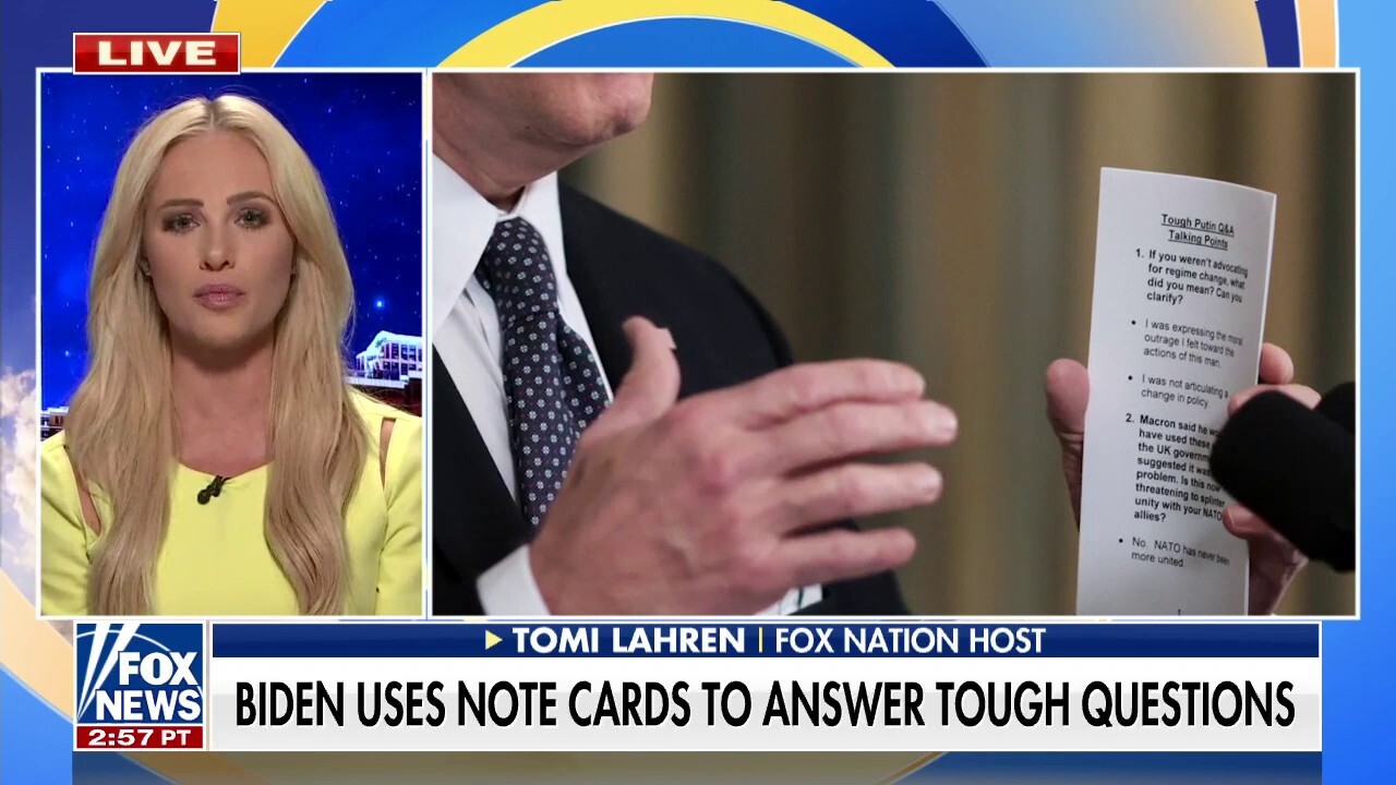 Tomi Lahren calls out Biden for taking question from preapproved reporter