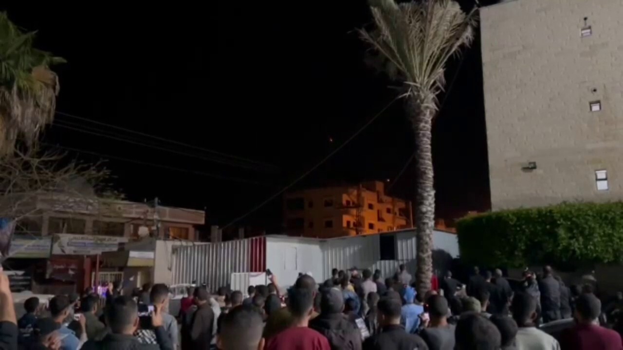 Palestinians in Gaza celebrate Iran attacks on Israel