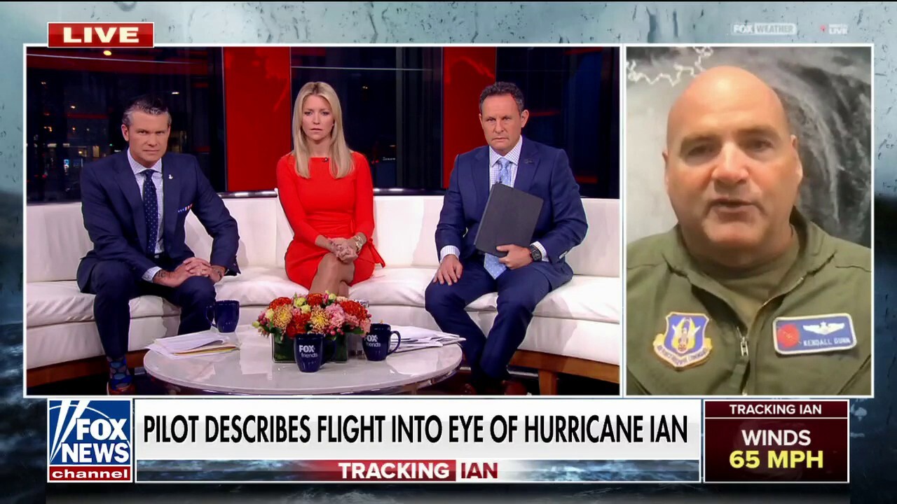 Air Force pilot describes terrifying flight into Hurricane Ian's eye: 'It was out of control, big-time'