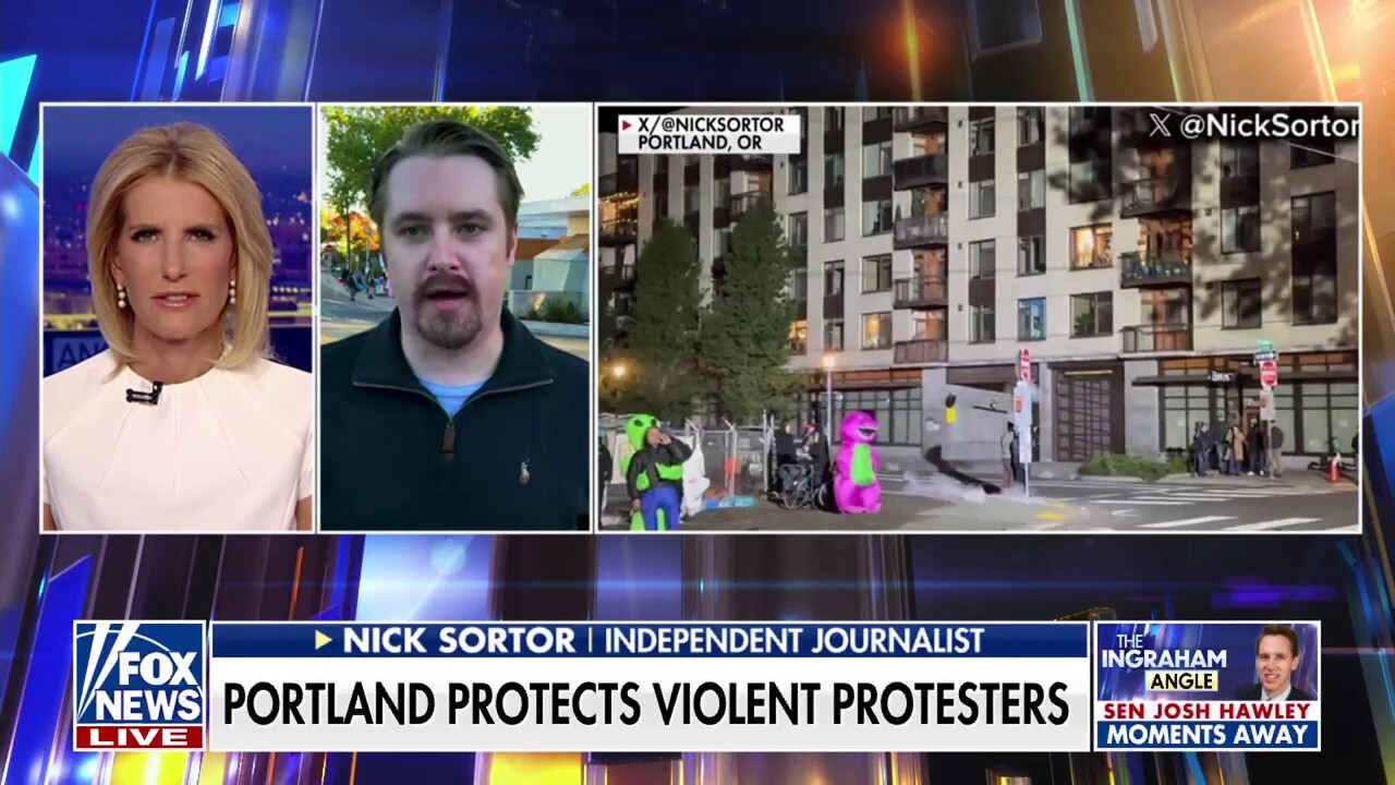 'I was in shock': Journalist says Portland police are 'running cover' for violent rioters