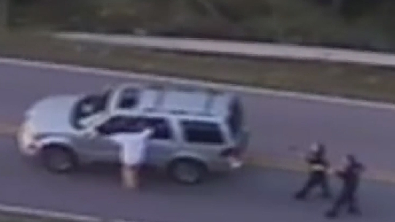 Police helicopter video shows shooting death of unarmed man