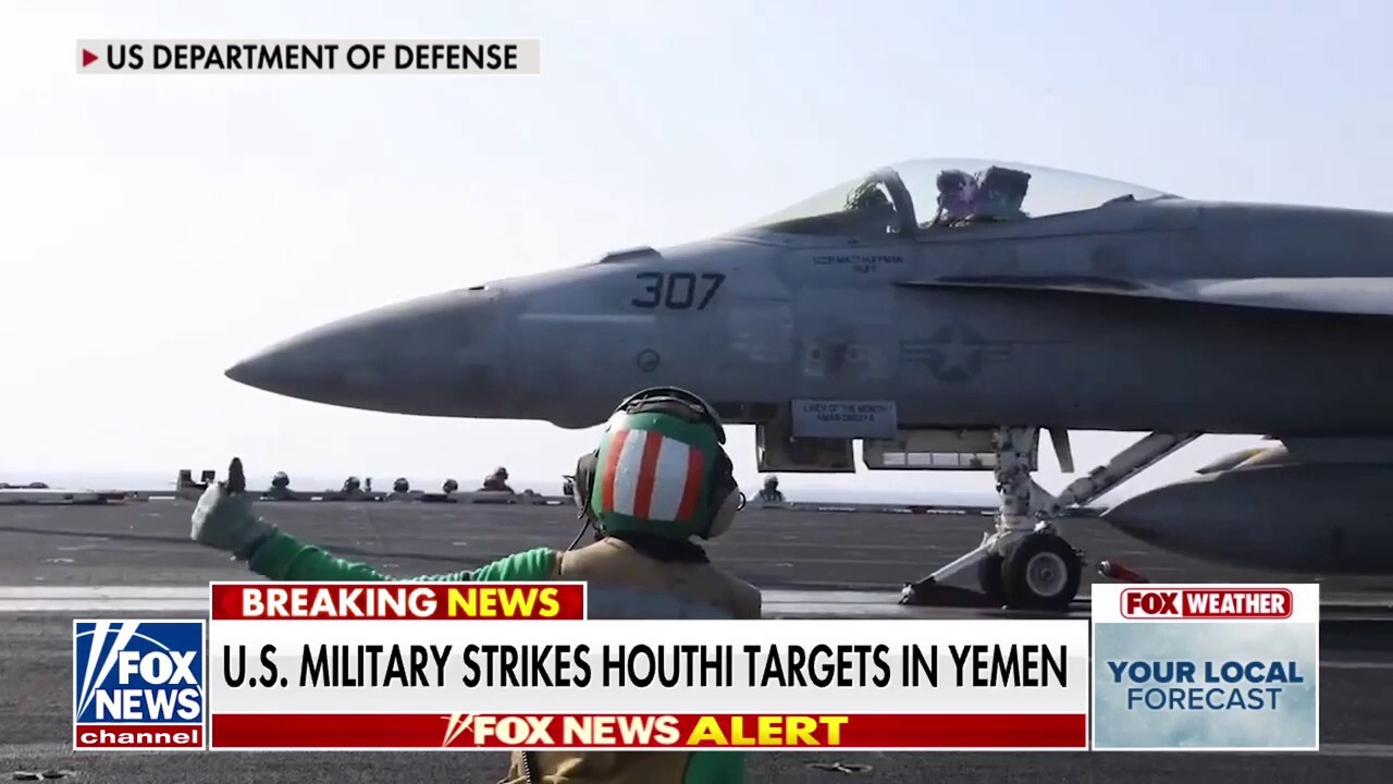 US military launches strikes against Houthi targets in Yemen