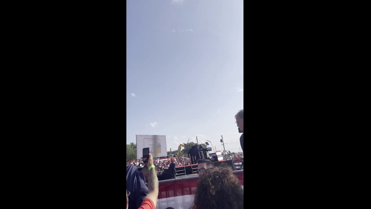 Crowd screams after assassination attempt at Trump rally