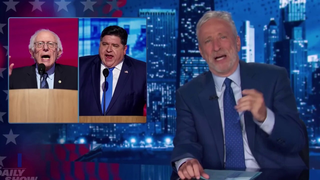 Jon Stewart mocks Bernie Sanders, Bill Clinton and Democrats for hypocrisy at DNC