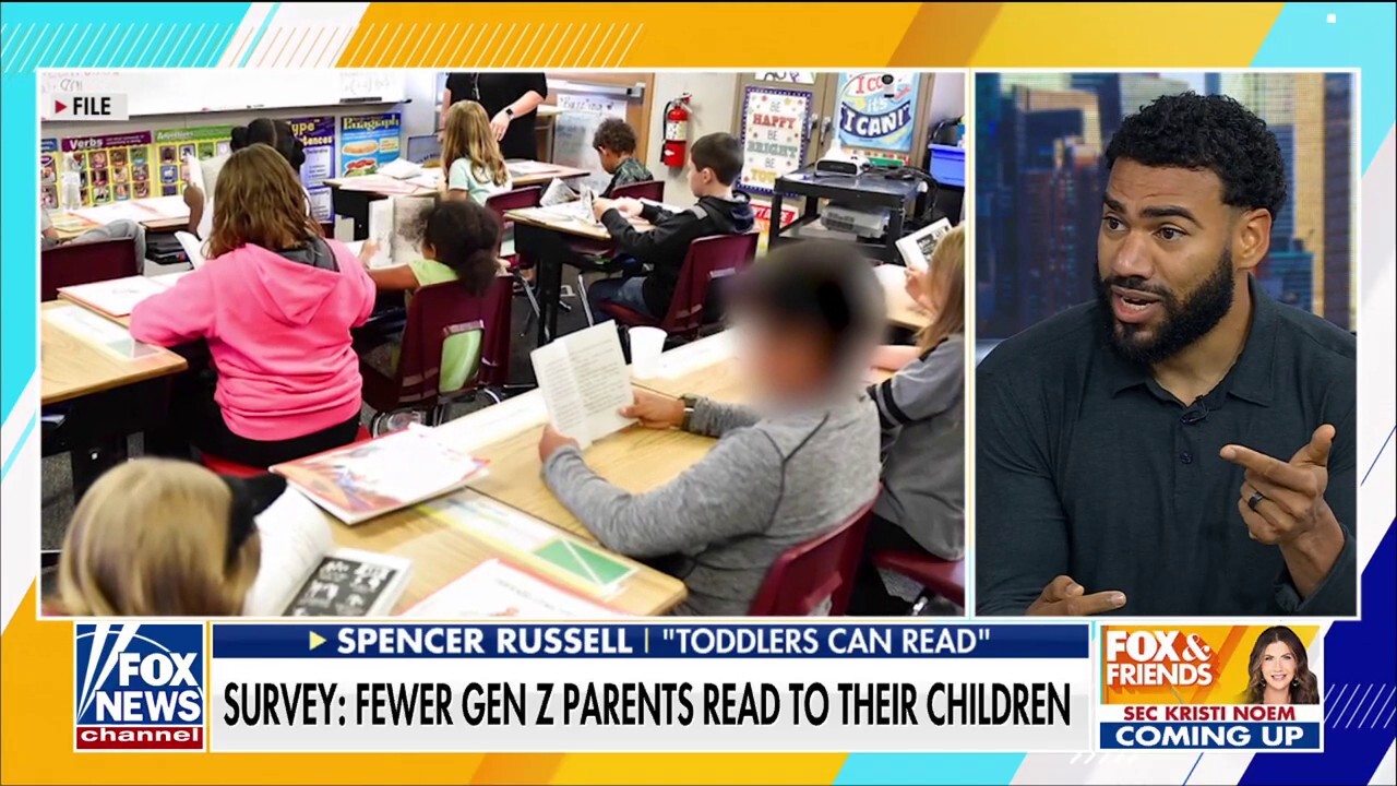 Children’s literacy rates falling as fewer parents read to their kids