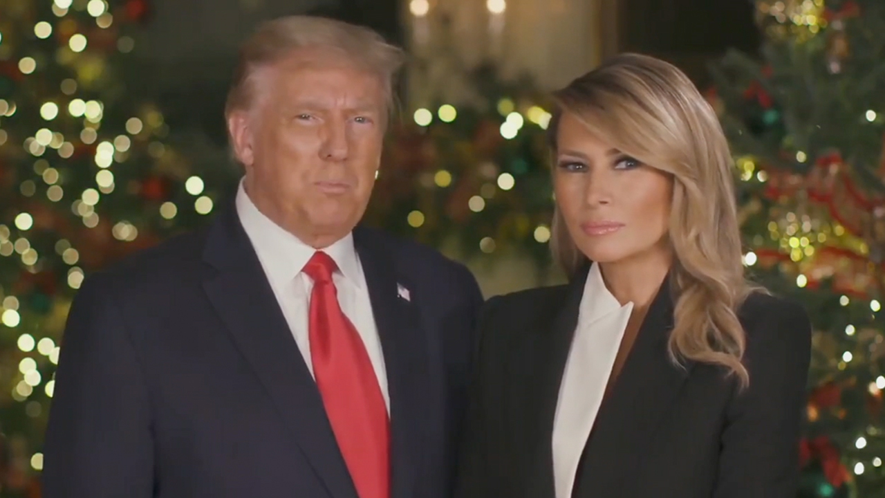 President Trump and First Lady give Christmas message