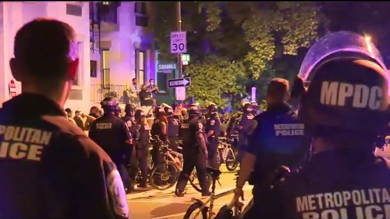Massive law enforcement show of force in Washington, DC