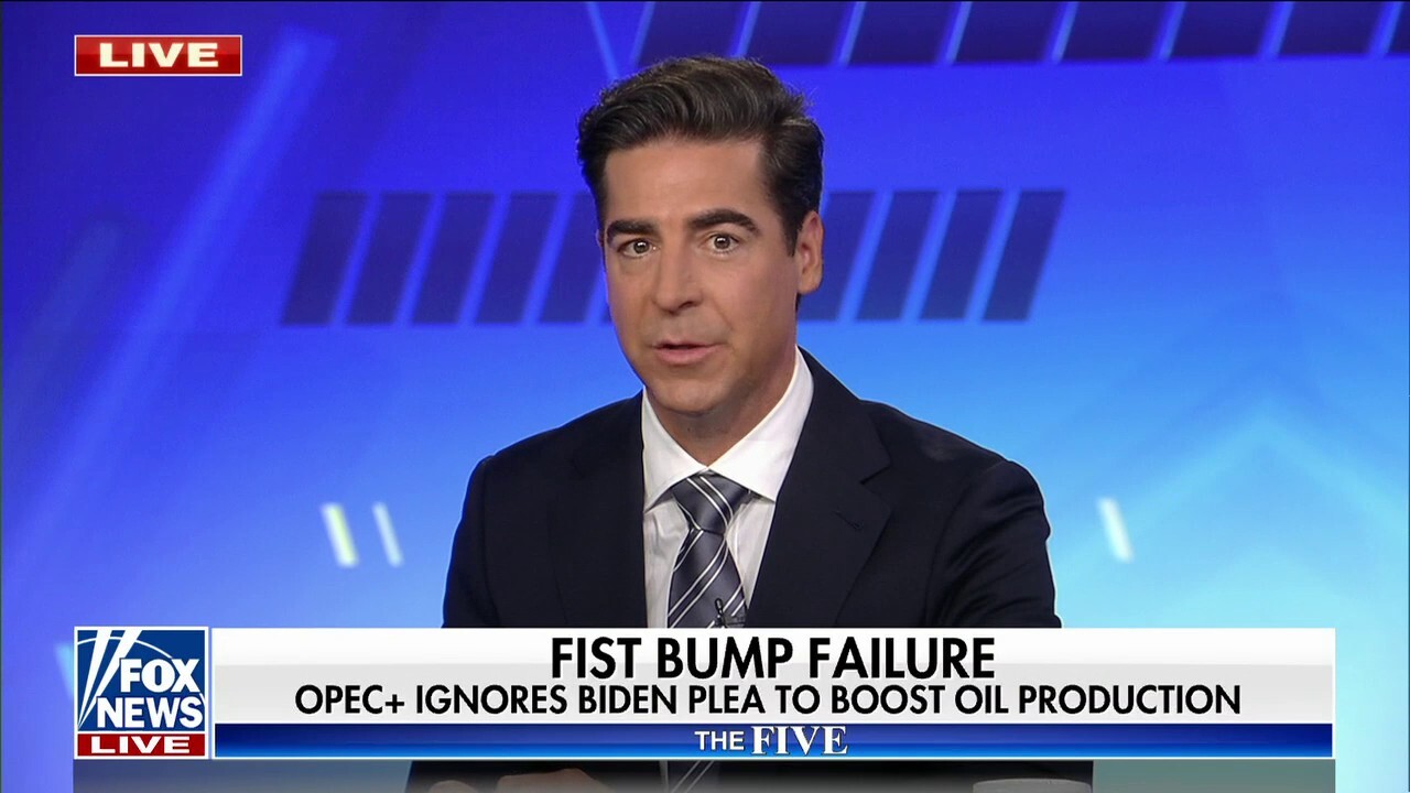 Jesse Watters on Biden tapping into oil reserves again: 'He's a reckless, economic illiterate'