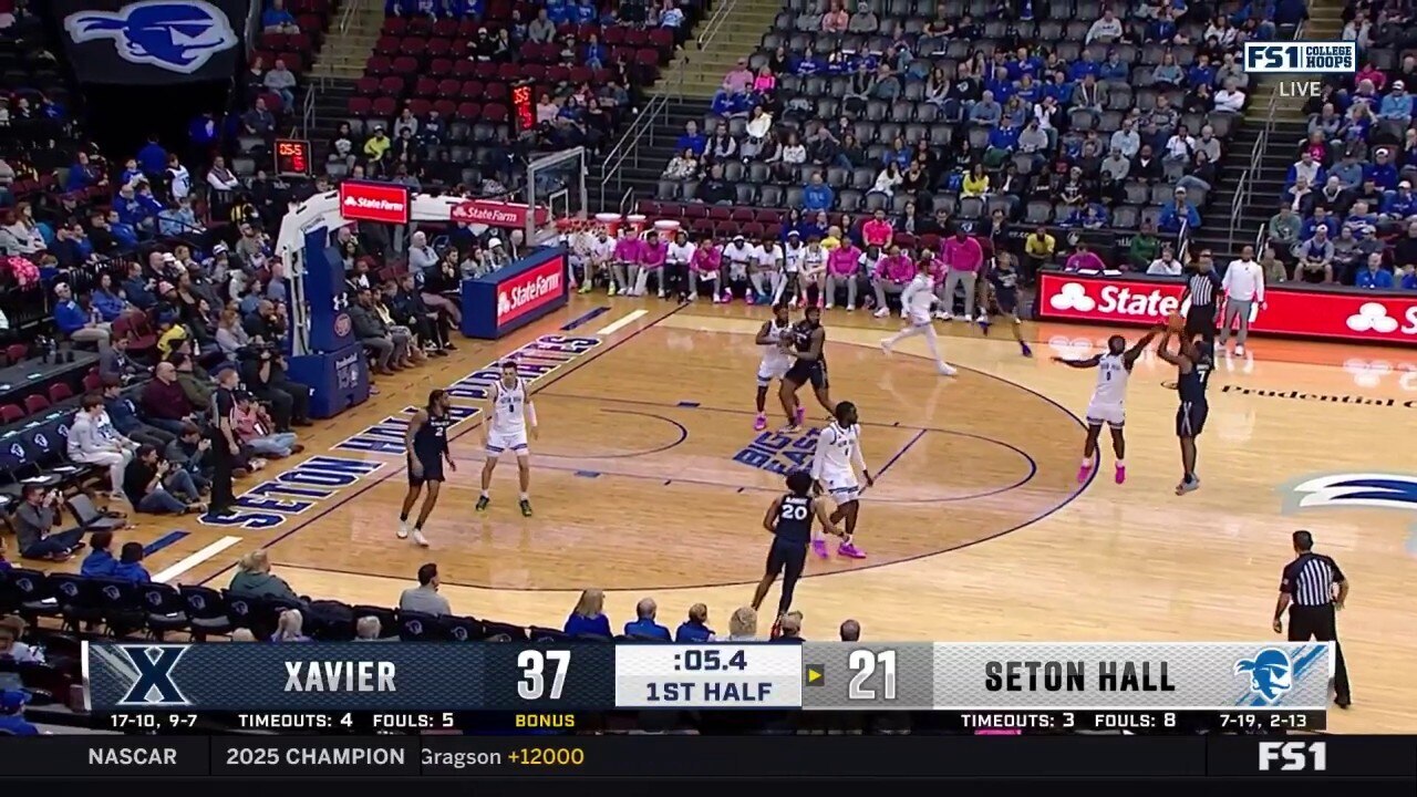 Ryan Conwell drains 3-point before buzzer, extending Xavier's lead vs. Seton Hall