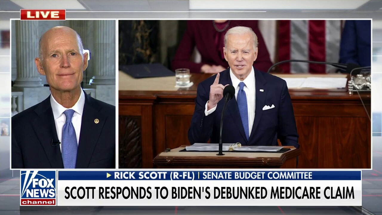 Rick Scott responds to Biden doubling down on Medicare claim: ‘What a hypocrite’
