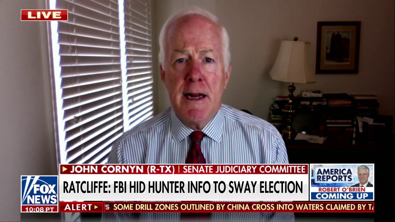 Sen. Cornyn on FBI's handling of Hunter Biden case: 'Public confidence is undermined'