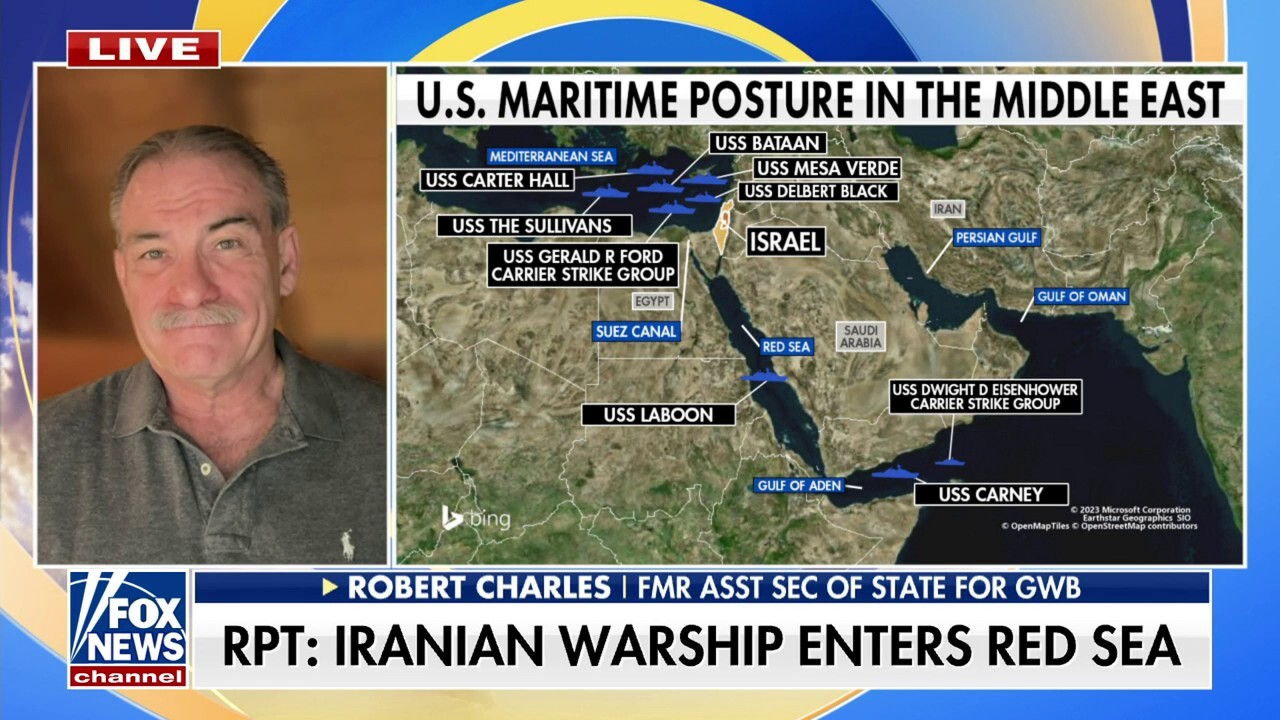 Iranian warship reportedly enters Red Sea, putting global trade at risk