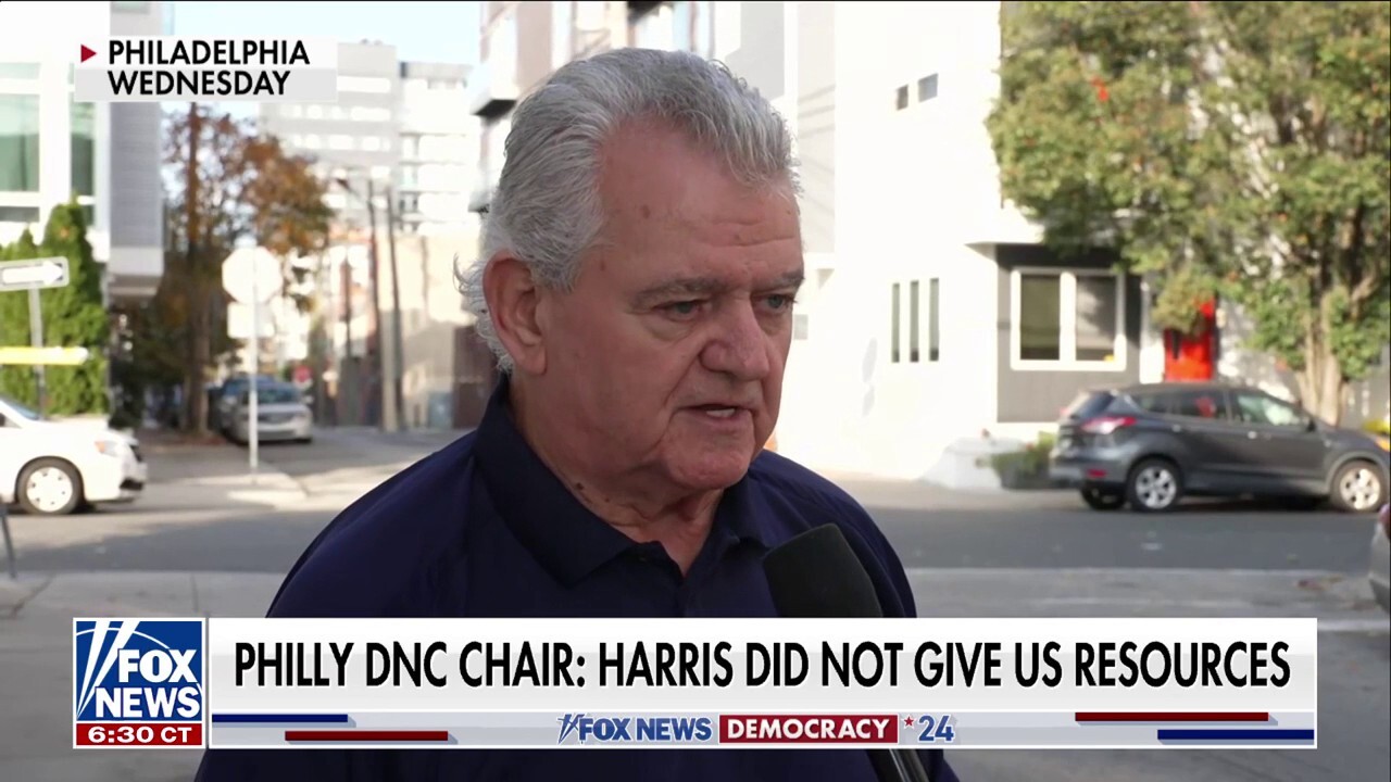 Philadelphia DNC chair stunned by Harris campaign's treatment of Biden in Pennsylvania