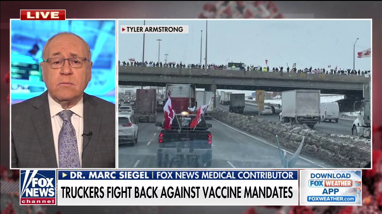 Vaccine mandate for truckers makes no public health sense 'at all': Dr. Siegel