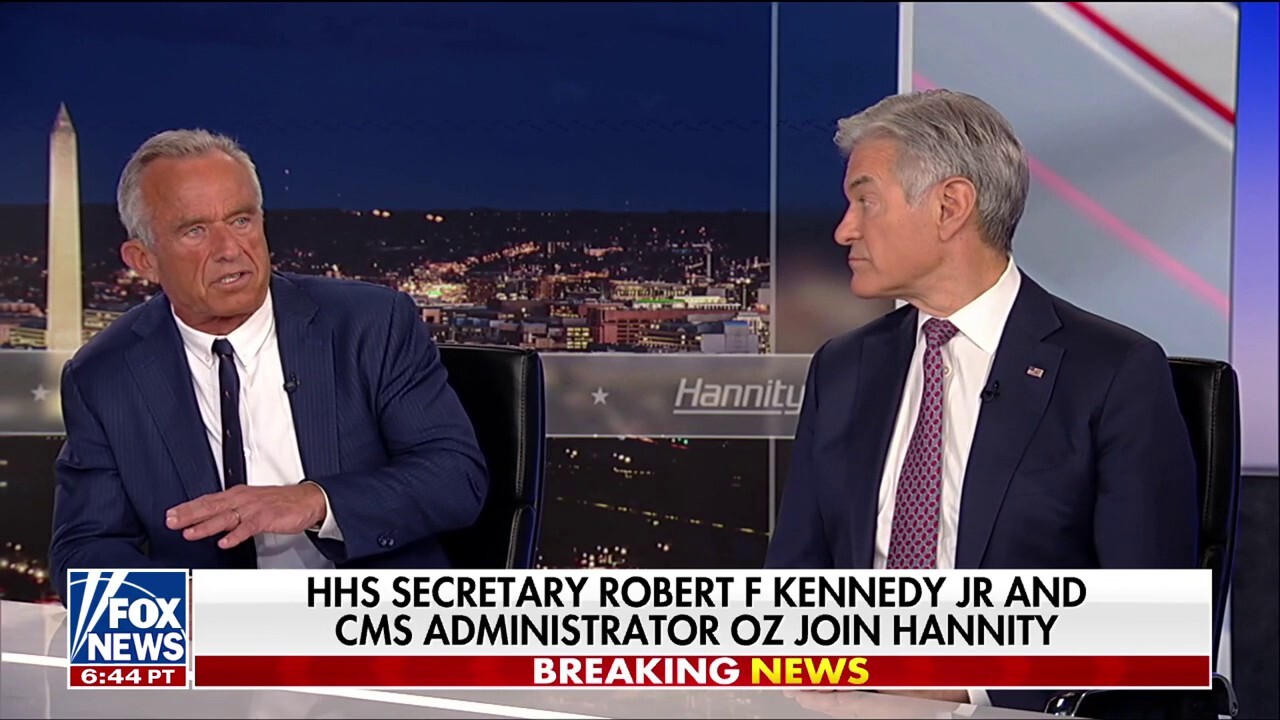 Health and Human Services Secretary Robert F. Kennedy Jr. and CMS Administrator Dr. Mehmet Oz discuss this week’s ‘MAHA summit’ and the administration's efforts to lower the cost of weight loss medications on ‘Hannity.’