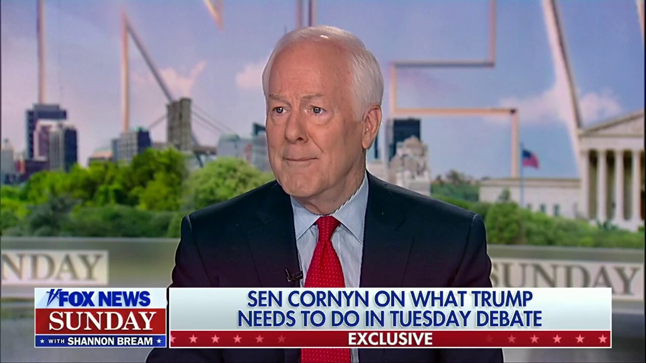 Trump needs to let Harris talk during the debate, 'something she's been reluctant to do': Sen. John Cornyn