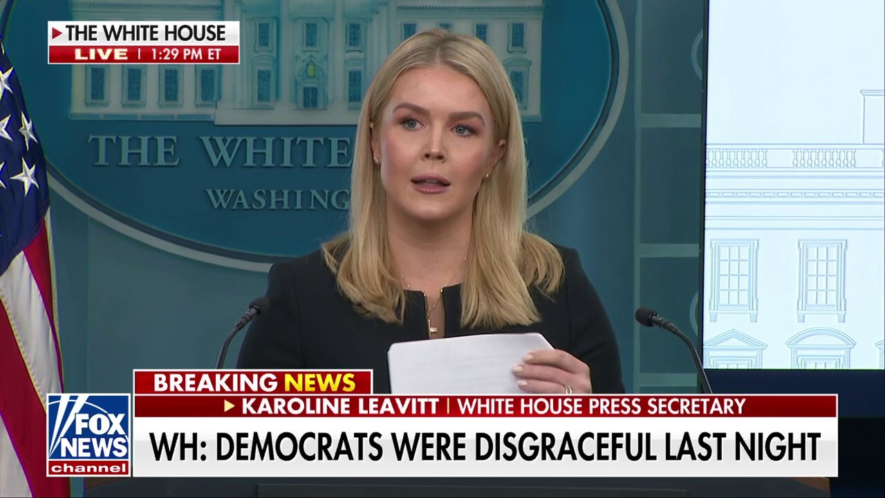 Karoline Leavitt calls out Nicolle Wallace, 'legacy media' over reaction to Trump's congressional address