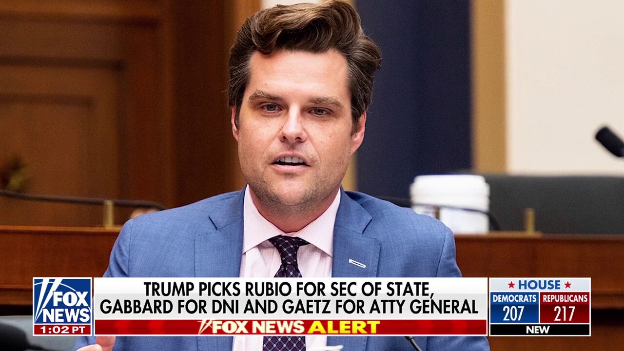  Matt Gaetz nomination sends shockwaves on Capitol Hill