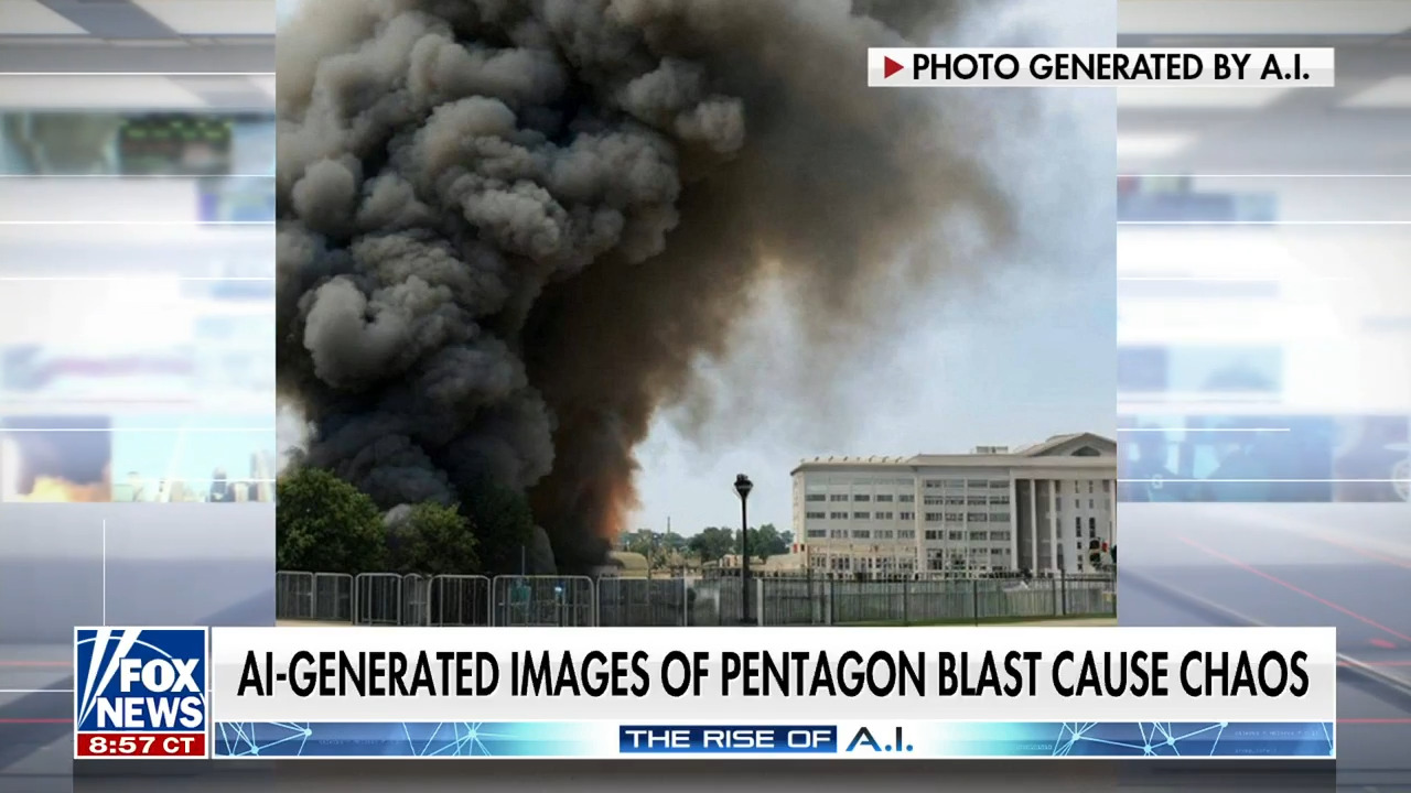 Fake AI-generated images of Pentagon explosion cause concern 