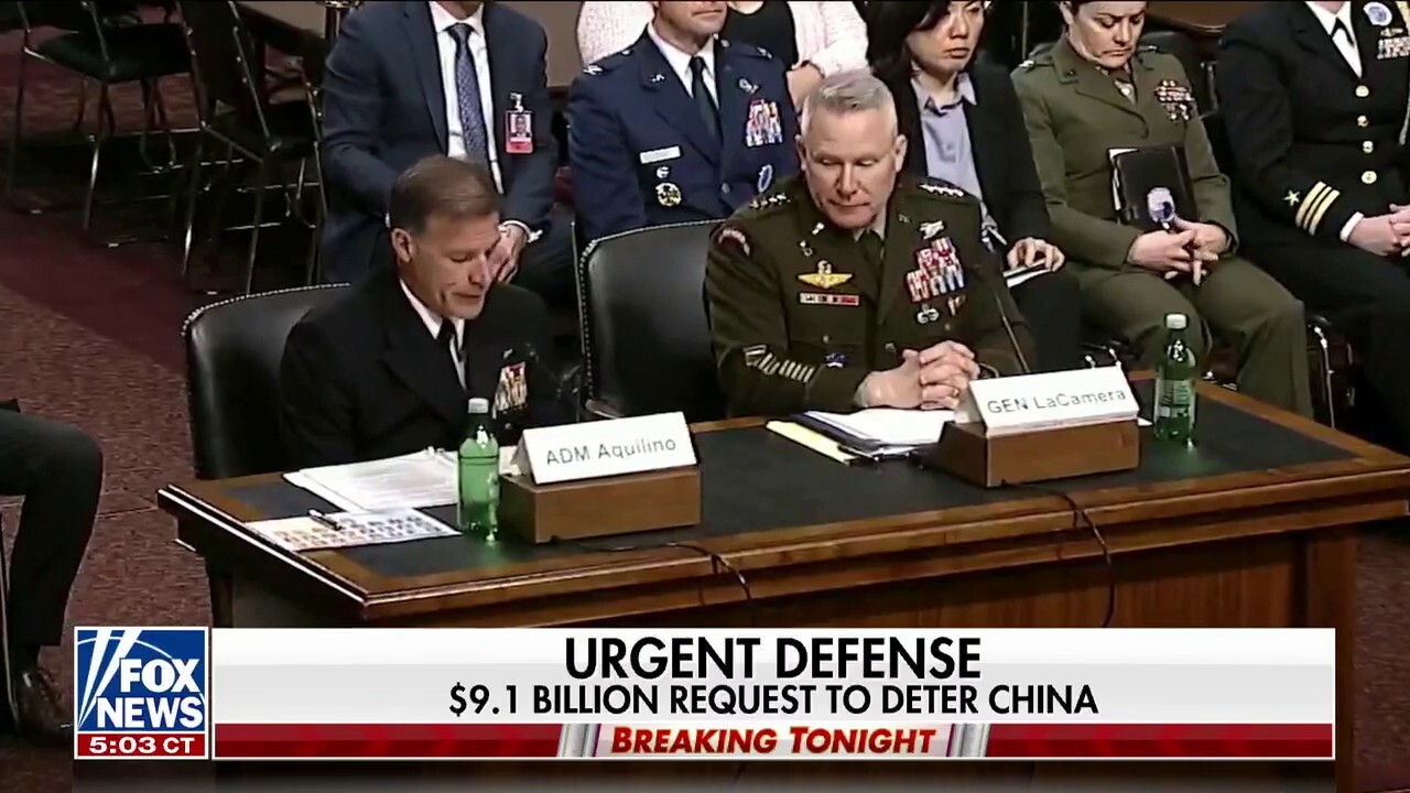 US Pacific commanders defend $9.1 billion request to deter China