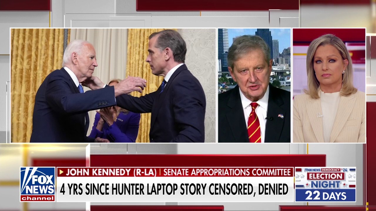 Sen. John Kennedy rips Biden admin on anniversary of Hunter laptop story: 'Unconscionable' 