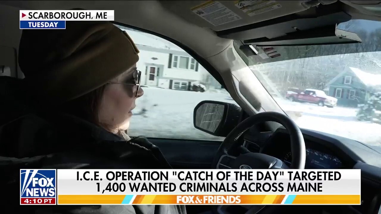 Fox News host Griff Jenkins joins ICE on ‘Operation Catch of the Day’ in Maine as the Trump administration continues its deportation efforts.