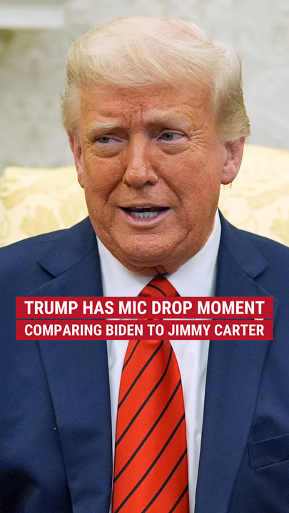 President Trump shows Joe Biden nary  mercy with eventual  roast