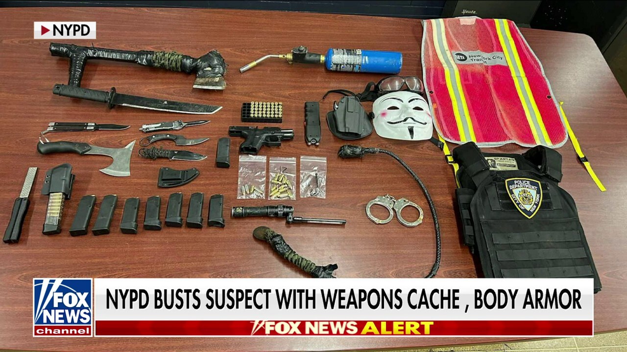 'What if?': NYPD busts suspect with weapons cache, body armor