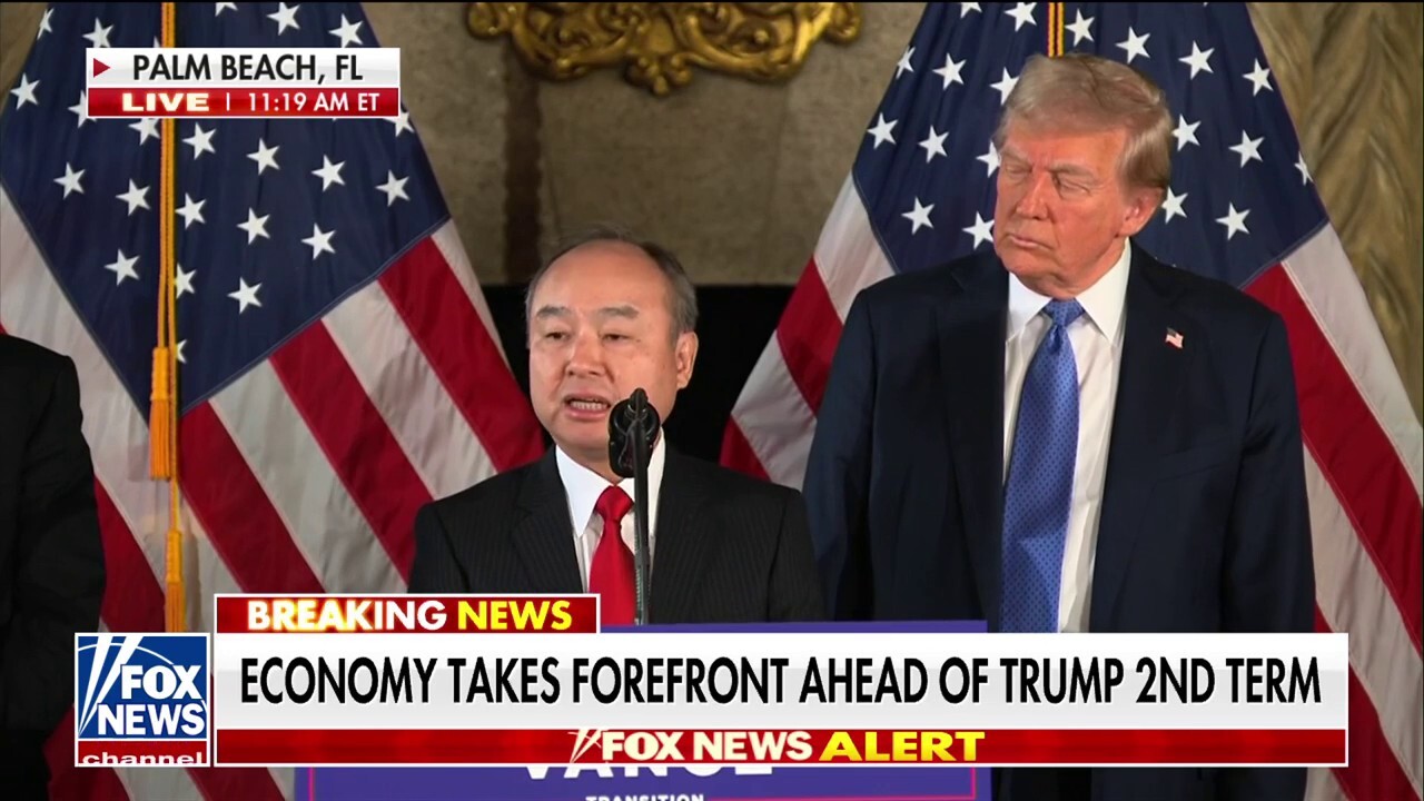 President-elect Trump and SoftBank CEO Masayoshi Son discuss small business optimism and pledging to create 100k American jobs. 