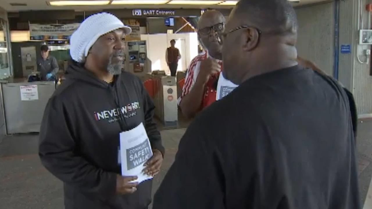 Men volunteer to provide security for BART passengers