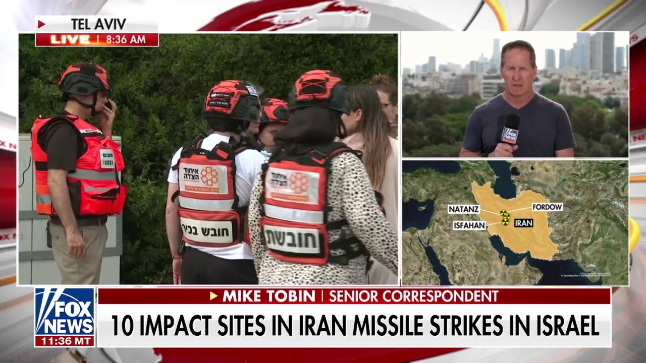 30 Iranian missiles involved in strike on Israel after US strike on nuclear sites