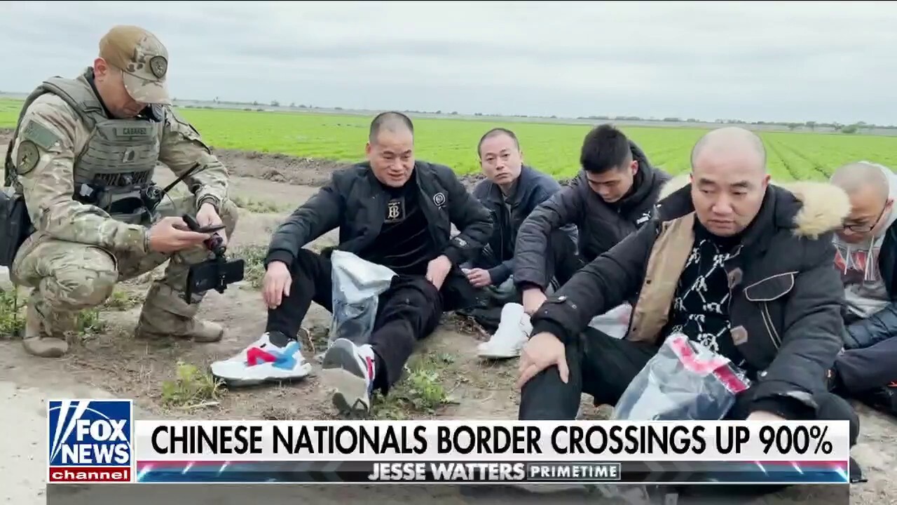 Border Patrol says number of Chinese nationals entering US has spiked almost 1,000%