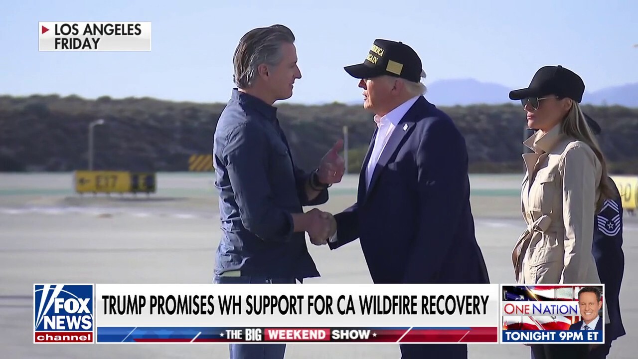 ‘Full-time’ President Trump praised for commitment to CA, NC recovery: 'A man of the people’